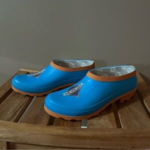 Pendleton Pagosa women’s 10 blue orange clogs southwest Aztec garden boots shoes